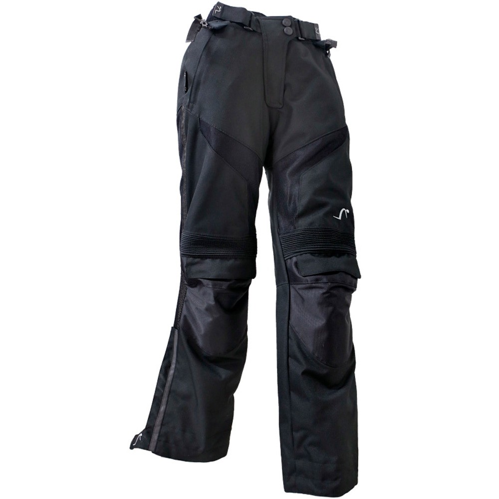 thumbnail image 2 of A-PRO Women's Waterproof Motorcycle Thermal Pants – Removable Padding, CE Protection, Black, All Seasons 2 of 2