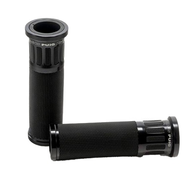 PUIG MANOPOLE MODELLO HI-TECH RACING COLORE NERO 5879N - Lunghezza: 119 mm