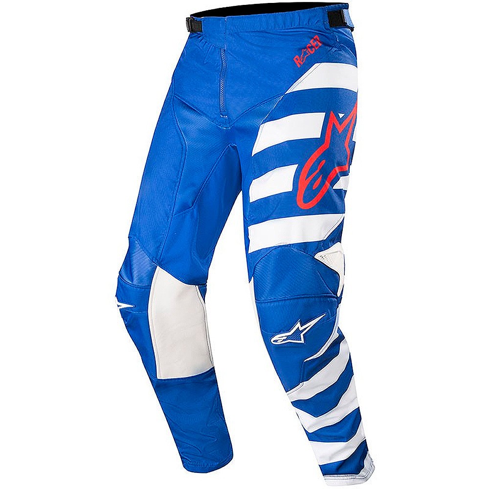 ALPINESTARS RACER BRAAP 19 PANTS BLUE / WHITE / RED - Offer