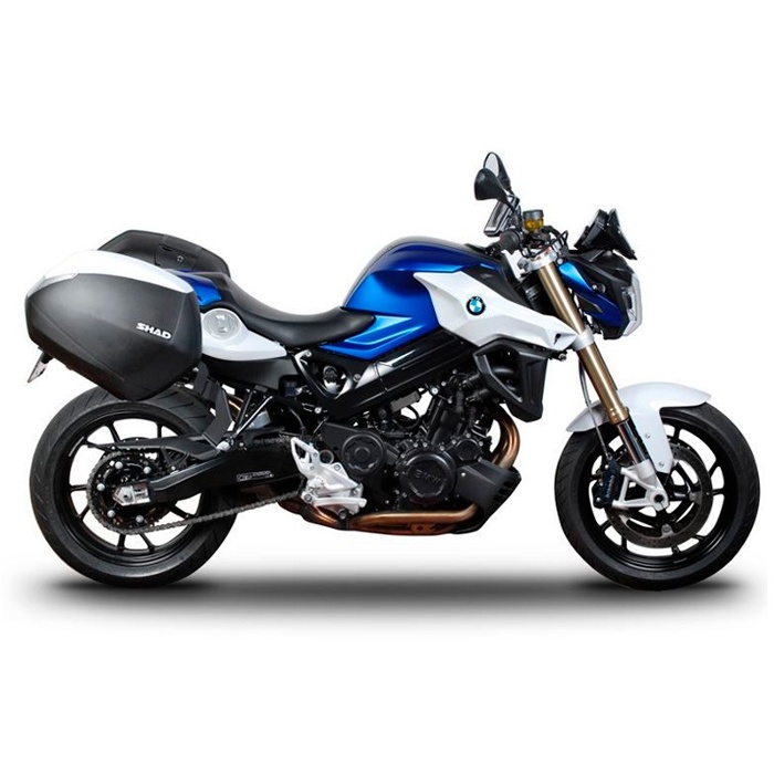 SHAD W0FR89IF - Supporto Portaborse Laterali 3P System Per BMW F800 R/S Dal 2014, Colore Nero, Taglia M