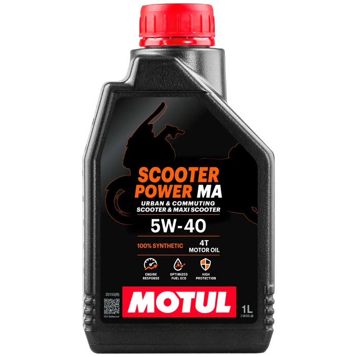 OIL MOTUL SCOOTER POWER 4T 5W40 - 1L - Offer