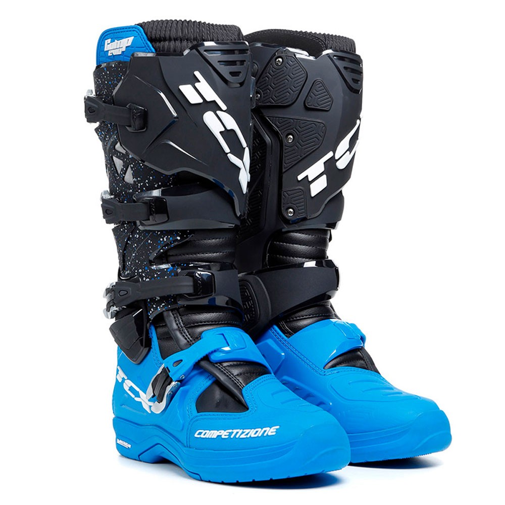BOTAS TCX COMP EVO 2 MICHELIN - NEGRO / AZUL - Oferta