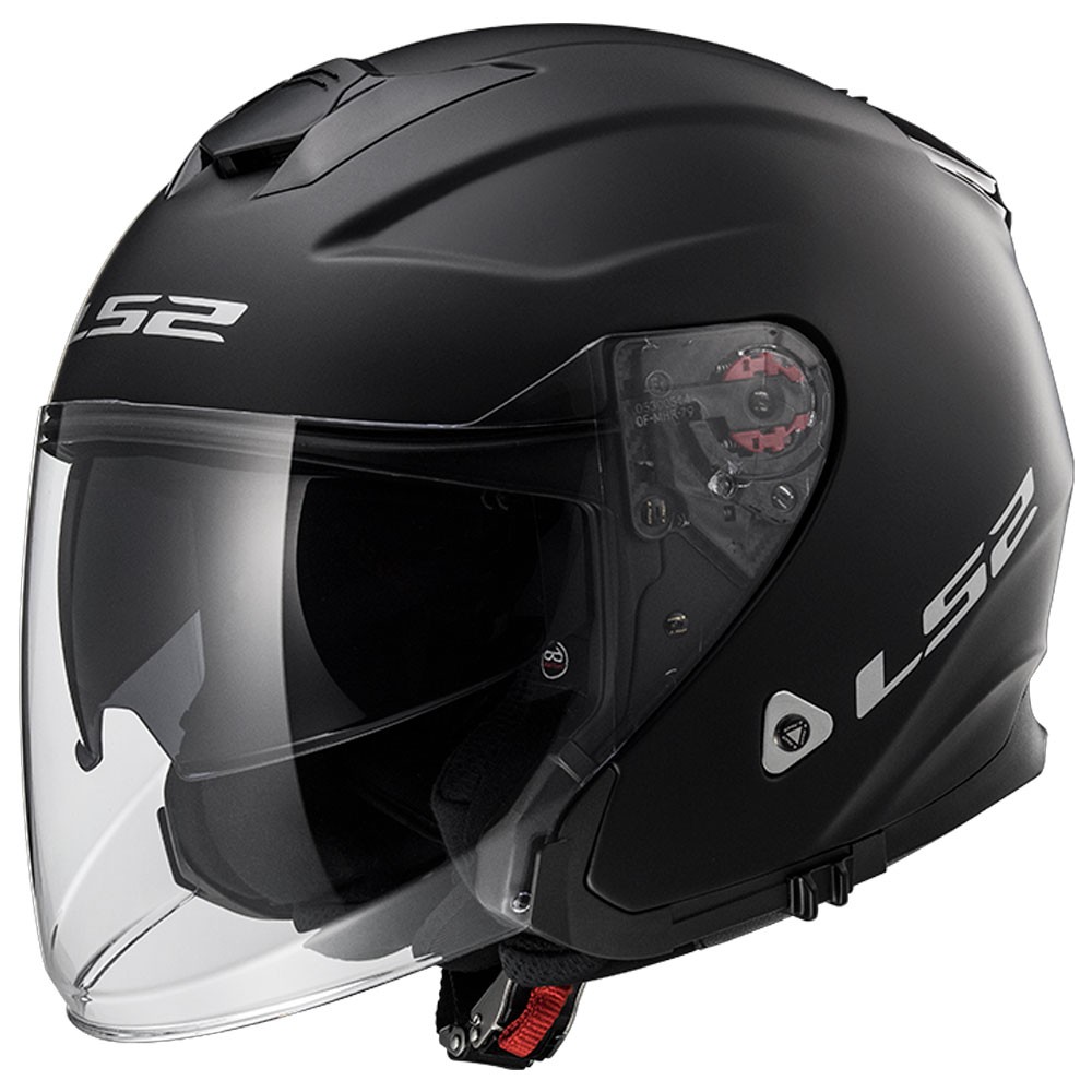 LS2 OF521 INFINITY MONOCOLOR JET HELMET - MATTE BLACK - Offer