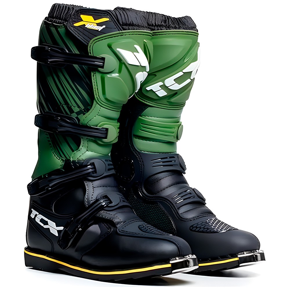 BOTAS TCX X-BLAST NEGRO / VERDE - Oferta