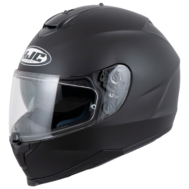 blacked out visitor for a hjc helmet C91 Solid Modular Motorcycle with HJ-17 Pinlock Shield, DOT Approved (Semi Flat Black, Large) : Automotive superior to the previous generation HJC V60 - Matt Black