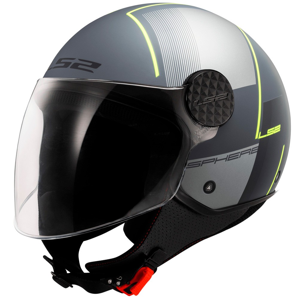 LS2 OF558 SPHERE LUX FIRM JET HELMET - BLACK / TITANIUM - Offer LS2 OF558 SPHERE LUX FIRM JET HELMET - BLACK / TITANIUM - Offer
