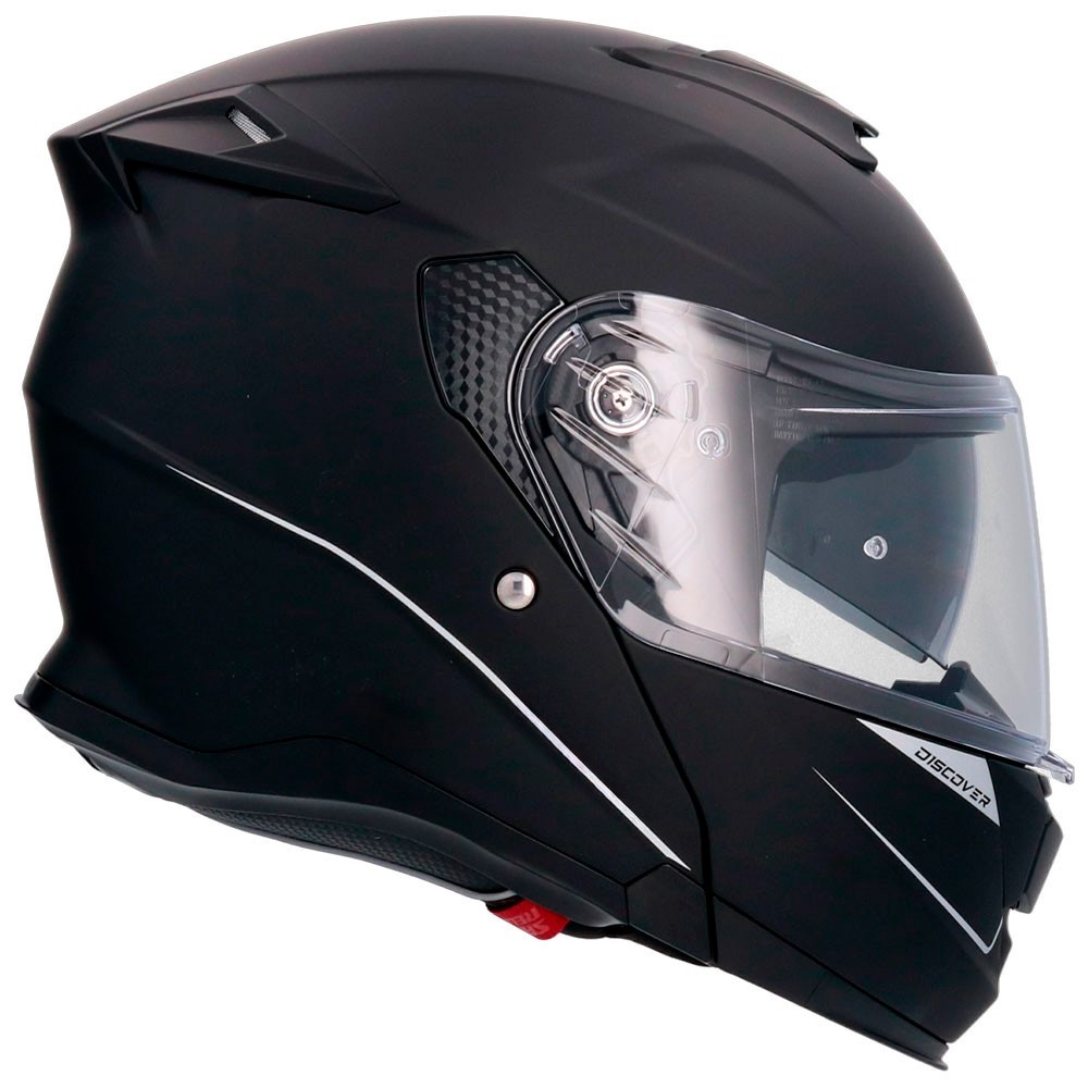 X-SHIRO FF950 DISCOVER MONOCOLOR MODULAR HELMET - MATTE BLACK - Offer