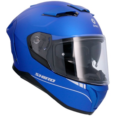 CAPACETE SHIRO FF950 ALPHA MONOCOLOR - AZUL MATE - Oferta