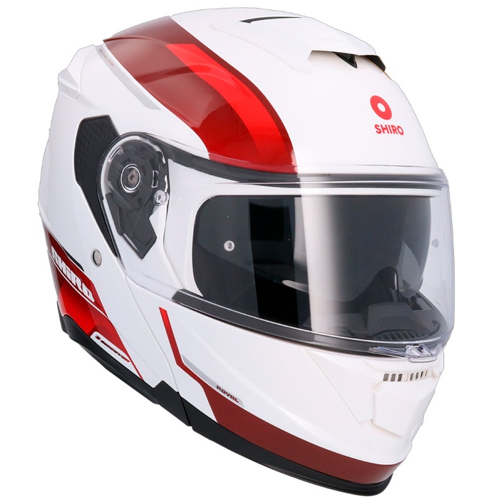 SHIRO FF950 DISCOVER ROYAL MODULAR HELMET - RED - Offer