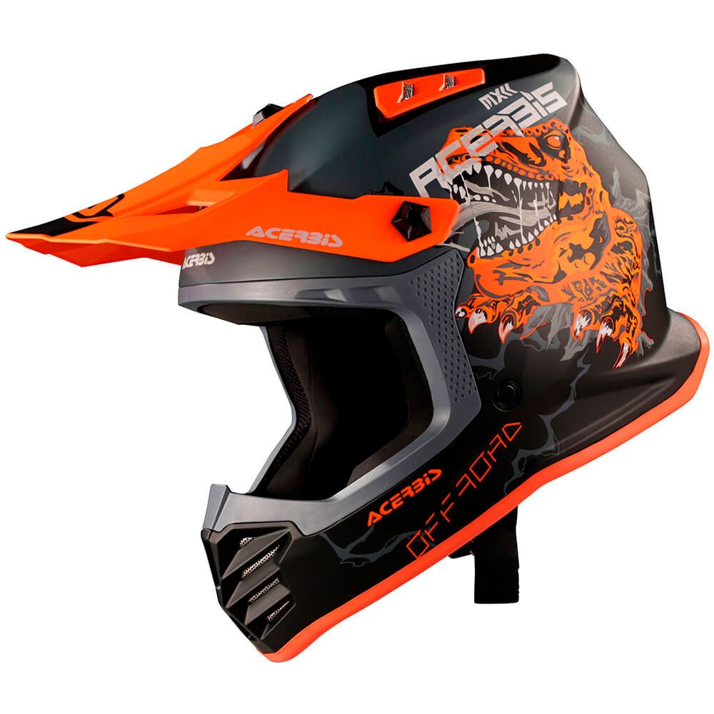 ACERBIS PROFILE JUNIOR CROSS HELMET - BLACK / ORANGE - Offer