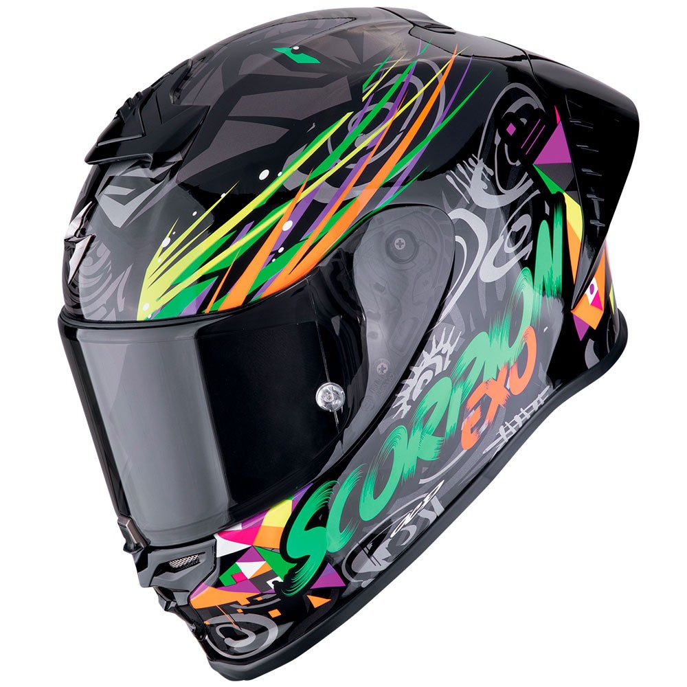 black and green scorpion helmet NC Unisex Adult Motorcycle Helmet, Black/Green, M Automotive It features an aircraft You don't have to spend