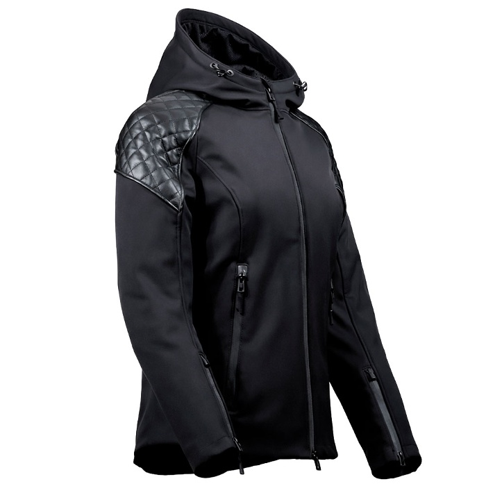 ENGINEHAWK ジェットブラック ジャケット ENGINEHAWK JETT LADY JACKET - BLACK - Offer