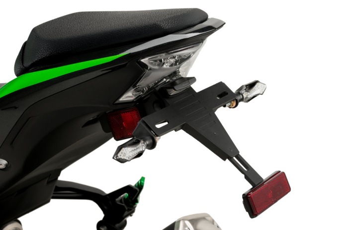 LICENSA PLATE HOLDER PUIG 9388N - KAWASAKI Z900 (2017/2018) - Offer