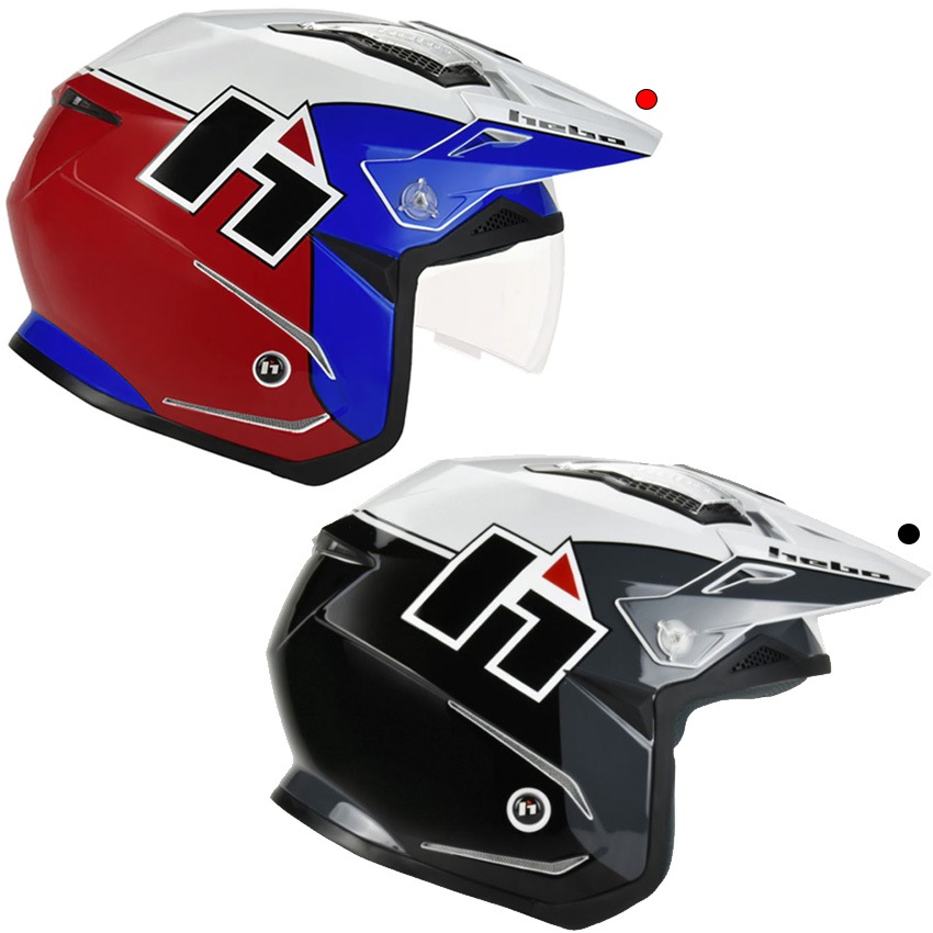 TRIAL HEBO ZONE 5 AIR D01 HELMET BLACK - Offer