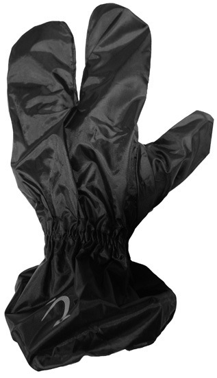 Oxford Rainseal Waterproof Motorcycle Over Gloves - Fluorescent Textile With Reflective Details, Palm Armor